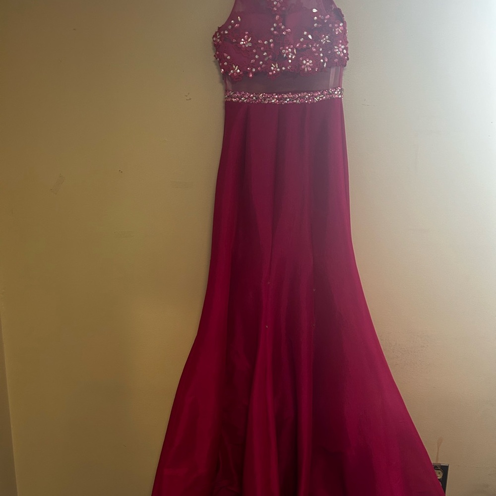 Pink Jeweled Gown Gem